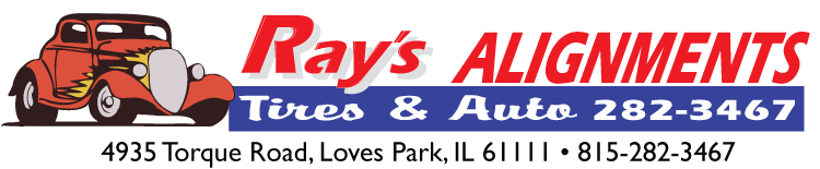 Ray's Alignments Tire & Auto, 4935 Torque Rd, Loves Park IL, (815) 282-3467